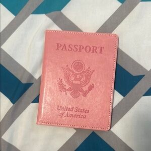 Pink Passport Holder/Wallet